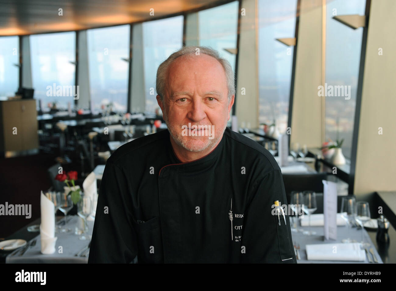 Otto Koch in der "Restaurant 181' im Olympiaturm München 2011  Stockfotografie - Alamy