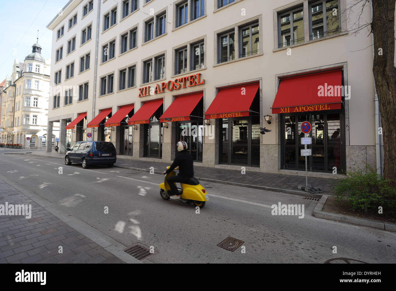 Das XII Apostel Restaurant in München, 2011 Stockfoto