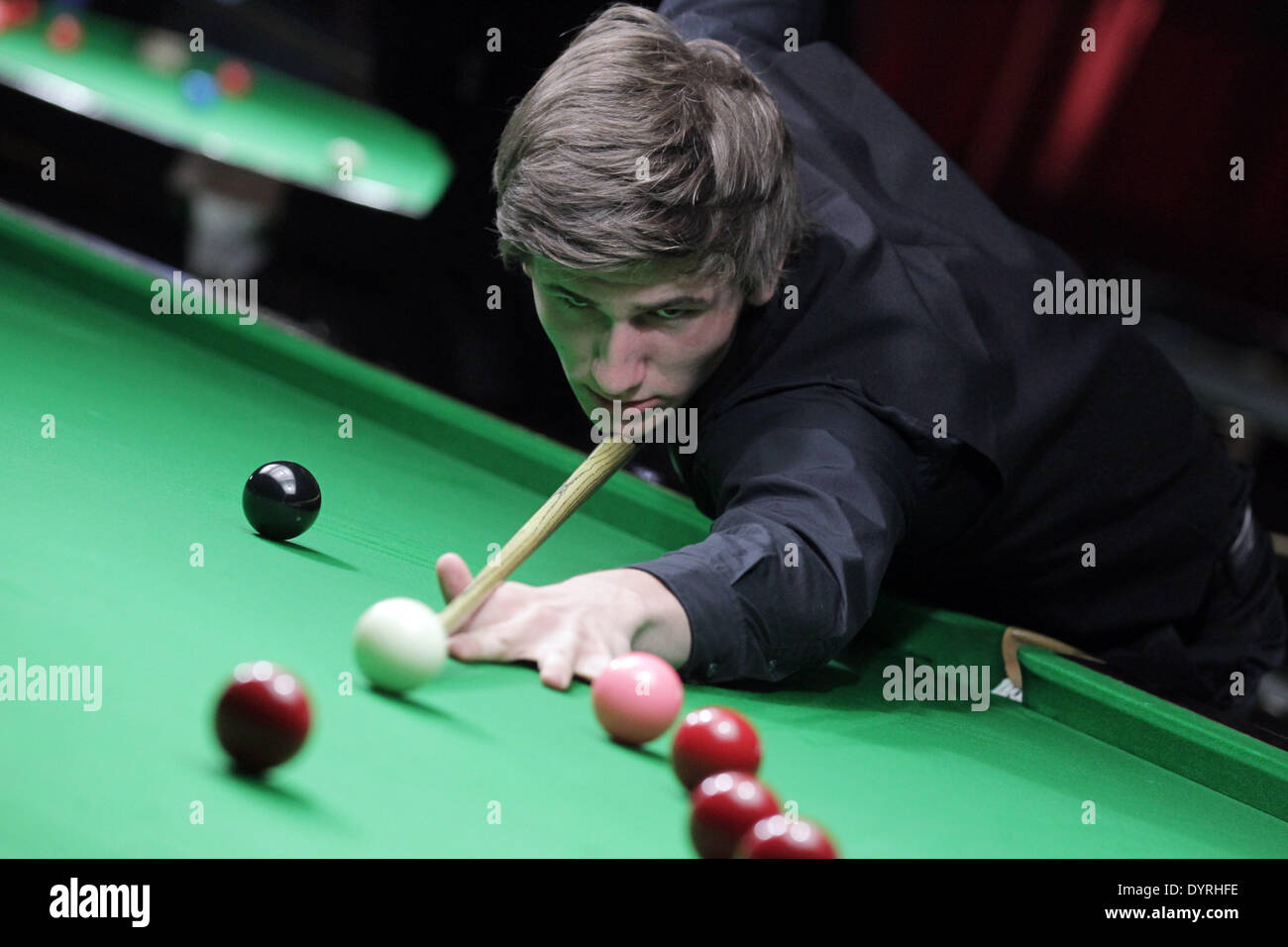 Snooker-1. Bundesliga: Michael Betzing, 2011 Stockfoto