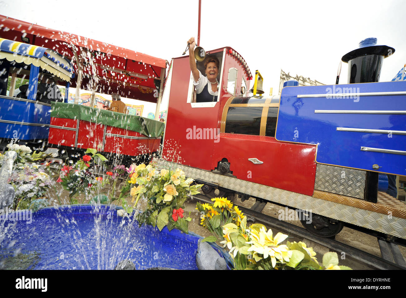 Gabriele Weishaeupl in der historischen Maerchenlandexpress, 2011 Stockfoto