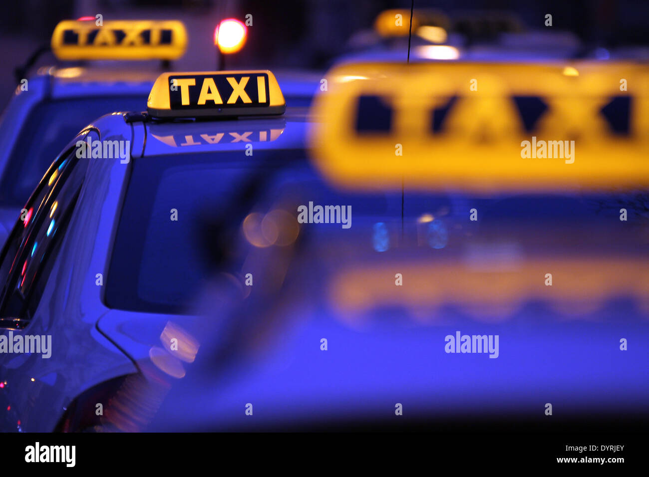 Taxis in München, 2011 Stockfoto