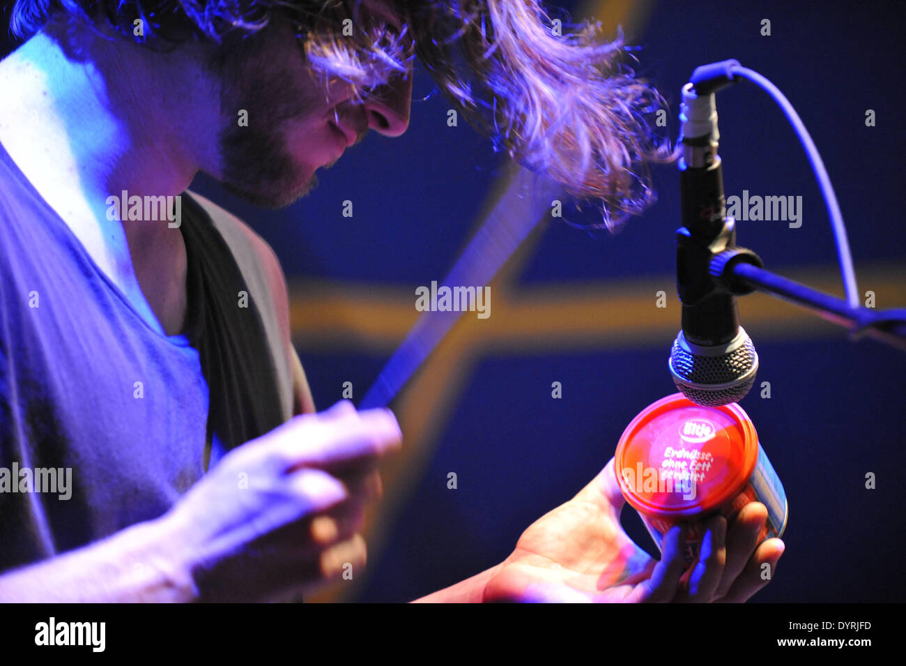 Regen-Tom in die Stadt-Land-Rock-Festival der SZ, 2011 Stockfoto