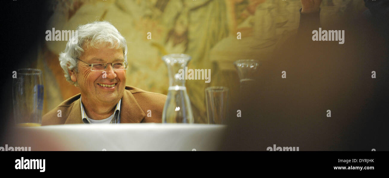 Gerhard Polt bei einer Buchpräsentation in München zu seinem 70. Geburtstag, 2012 Stockfoto