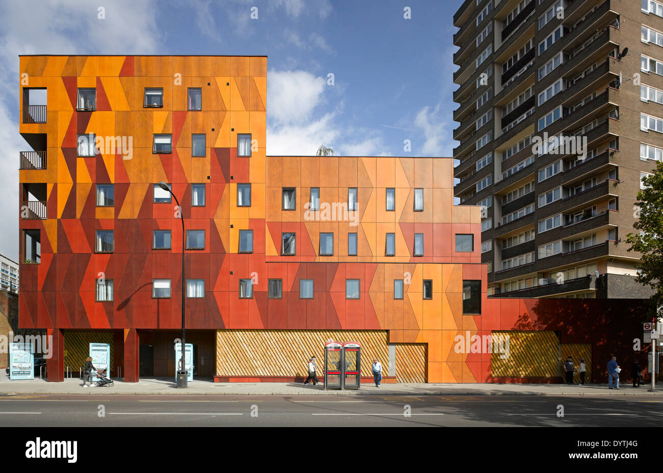 Neue Kent Road Wohn Regelung für London Quadrant Housing, Süd-London Stockfoto