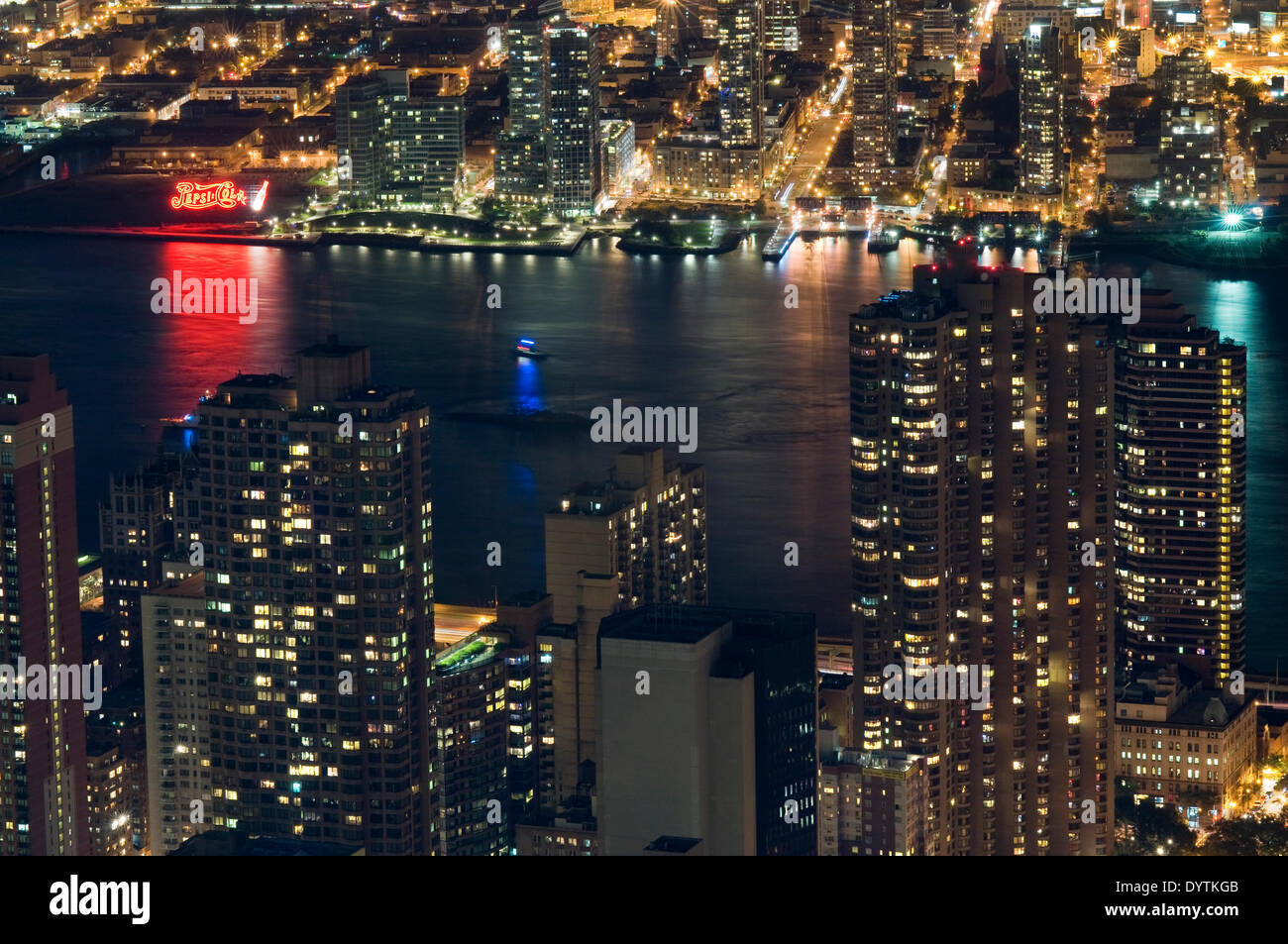 Antenne Die Skyline Von Manhattan Und Den Hudson River Von - 