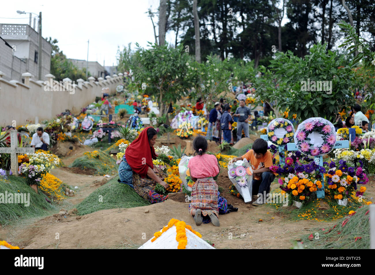 Tag der Toten in Sumpango, Sacatepequez, Guatemala. Stockfoto Tag der Toten in Sumpango, Sacatepequez, Guatemala. Stockfoto