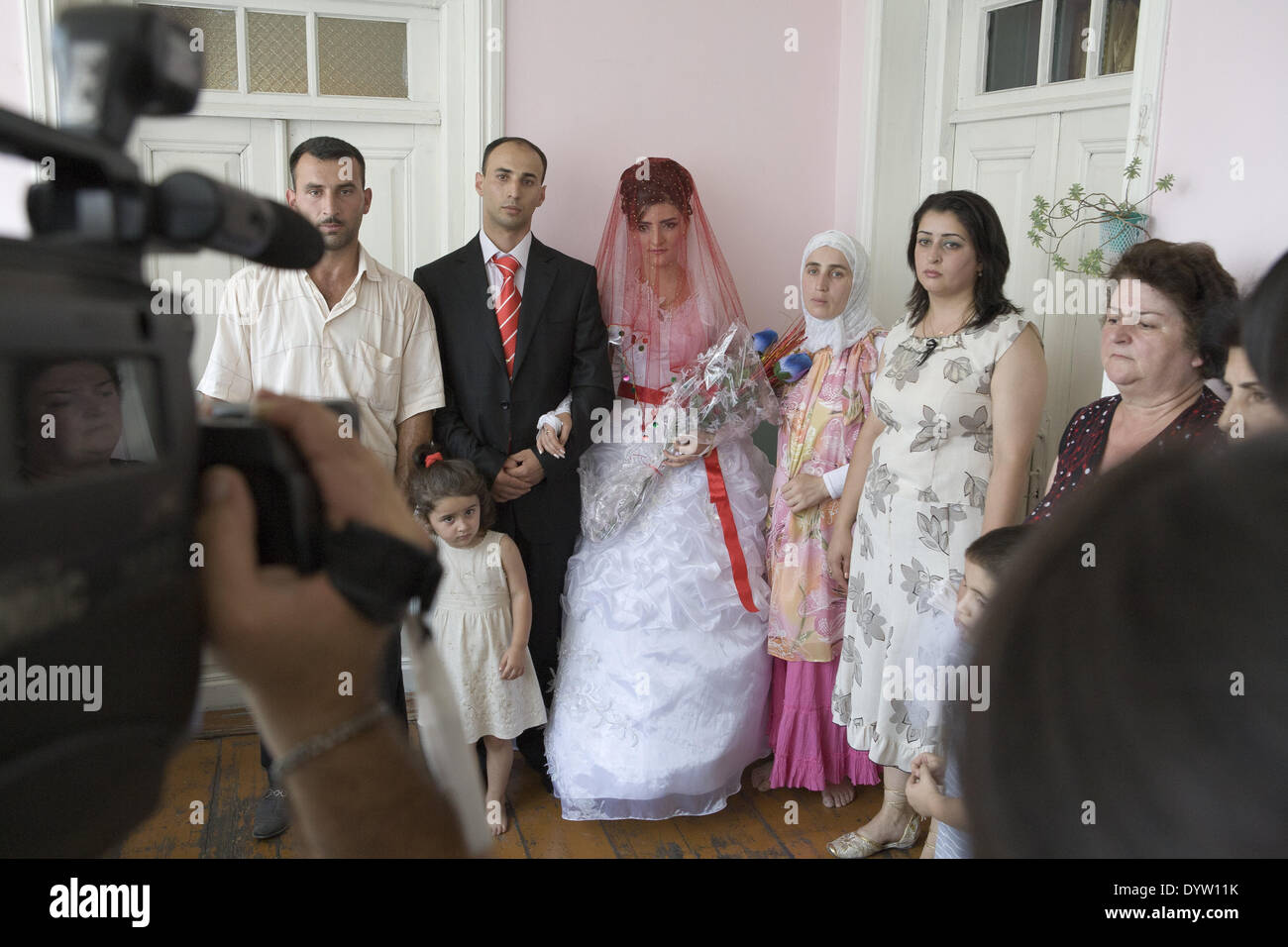 Traditionelle Hochzeit in Aserbaidschan Stockfoto