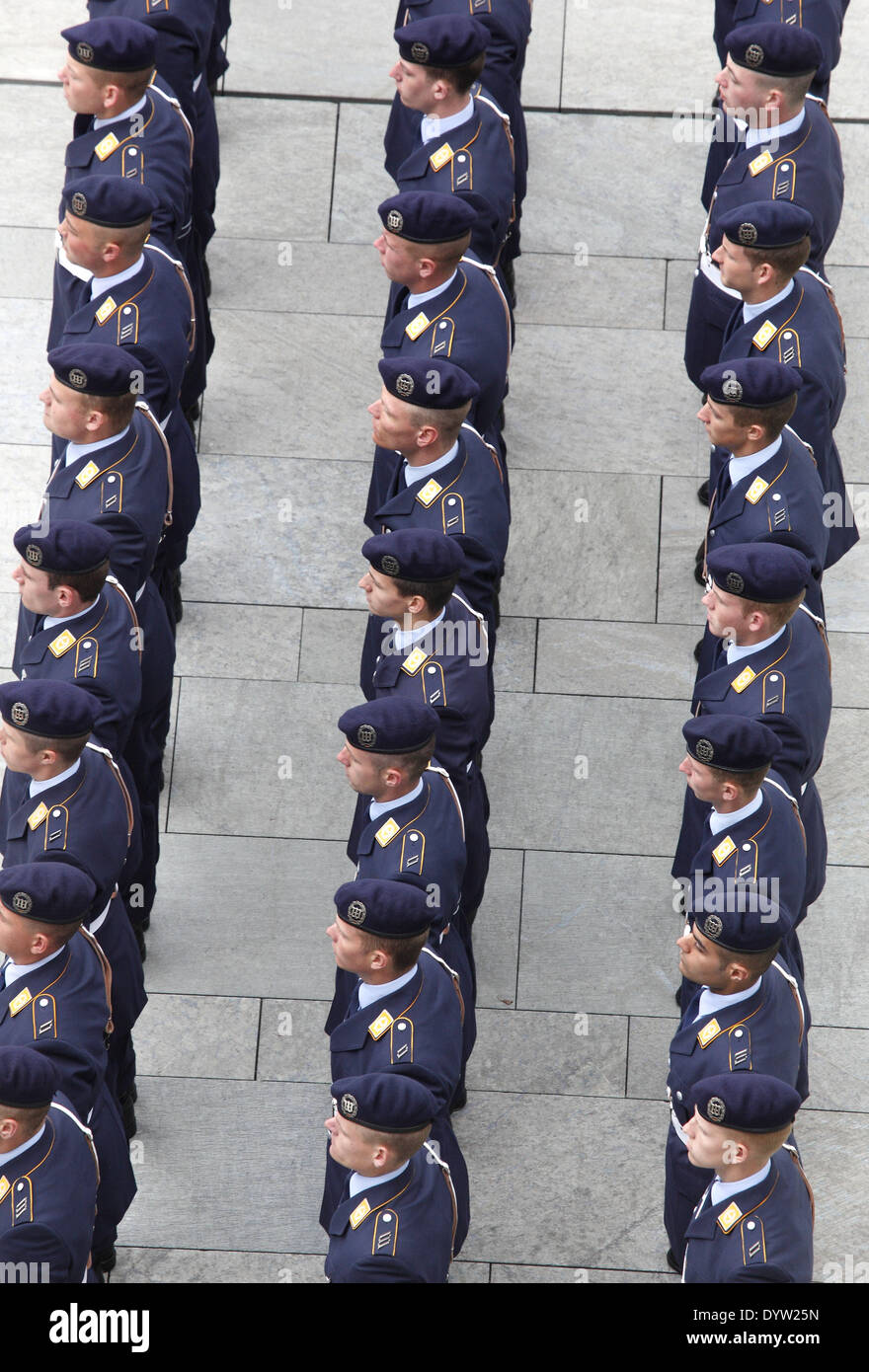 Das Wachbataillon (Wachbataillon) der Bundeswehr Stockfoto