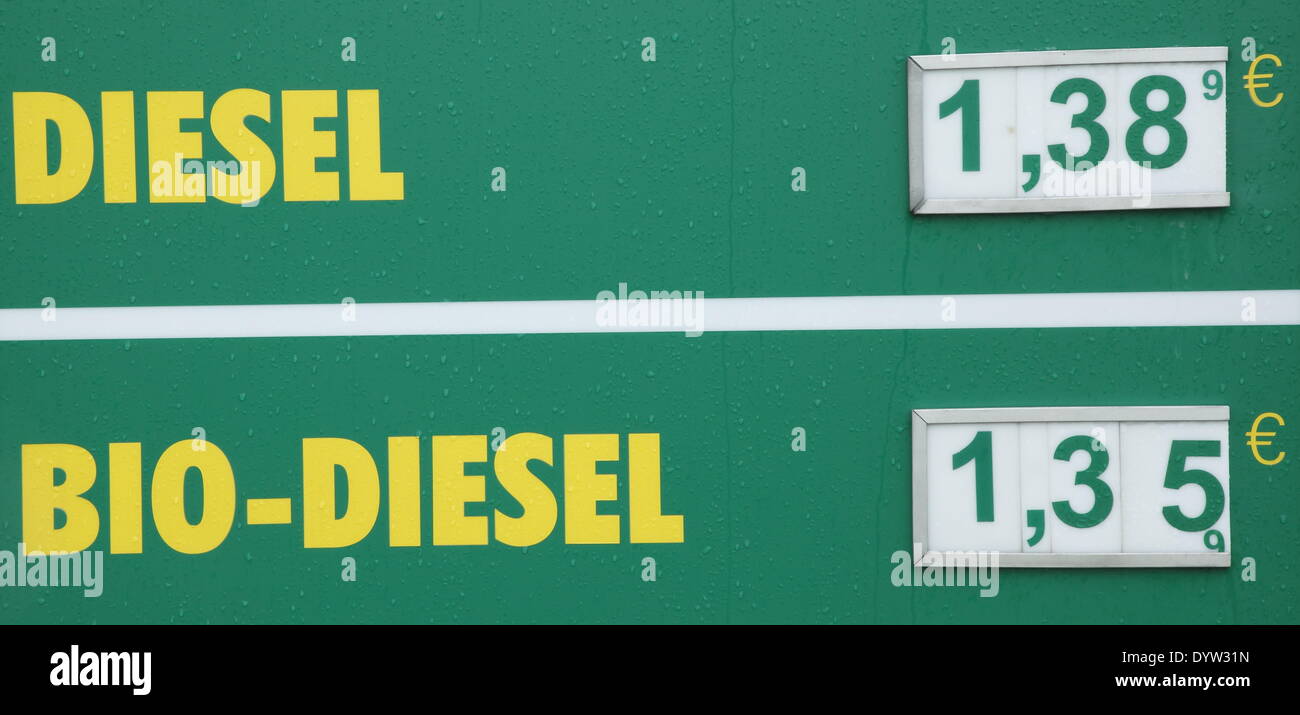 Biodiesel Stockfoto