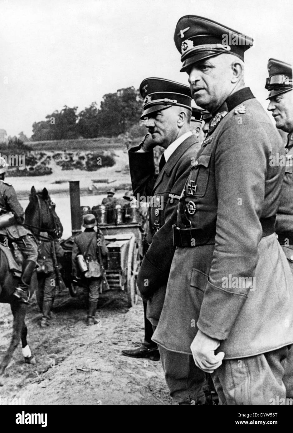 Adolf Hitler in Polen, 1939 Stockfoto