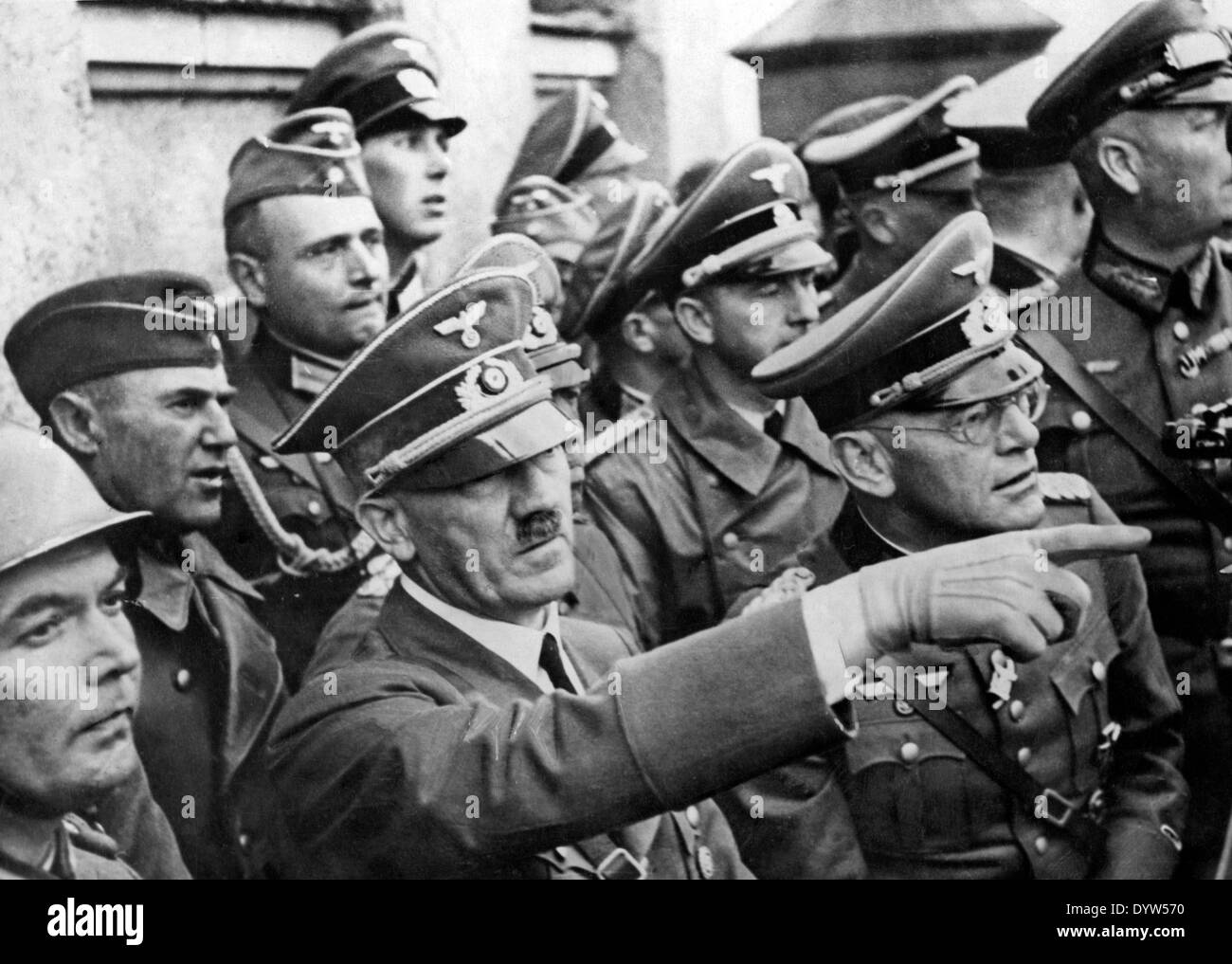 Adolf Hitler in Polen, 1939 Stockfoto
