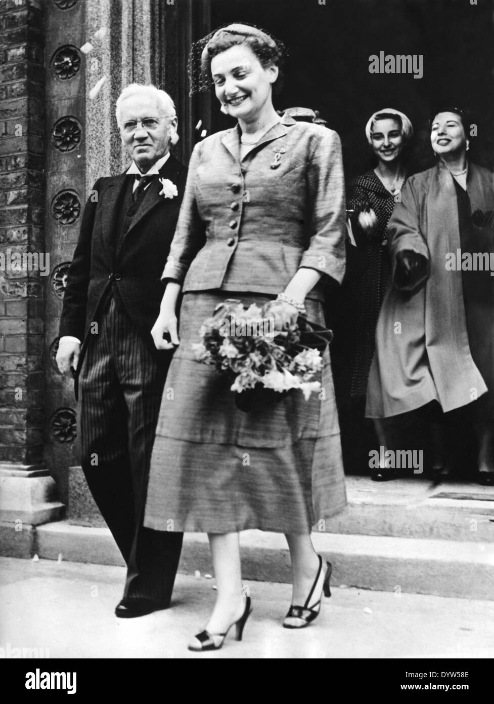 Amalia und Alexander Fleming, 1953 Stockfoto