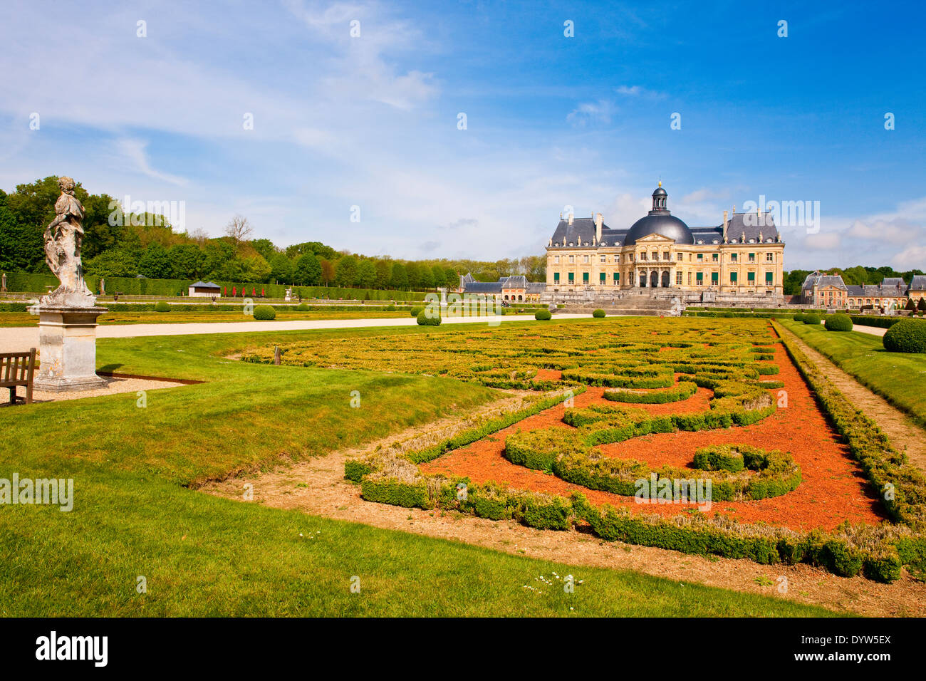 Château de Vaux Le Vicomte, Frankreich Stockfoto