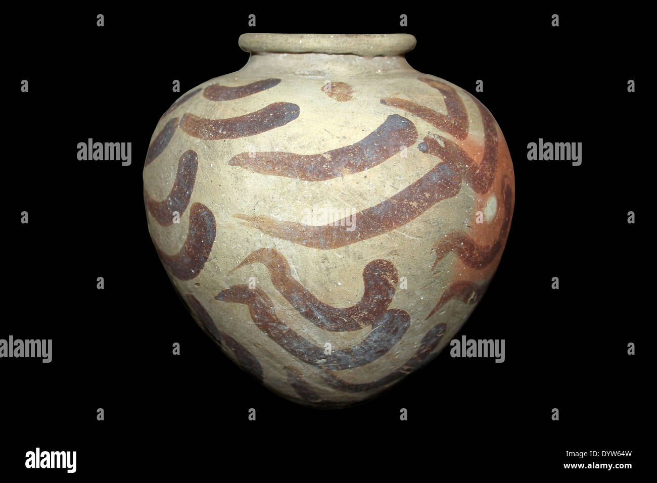 Keramik-Gefäß Ägypten prädynastischen Zeit Stockfoto