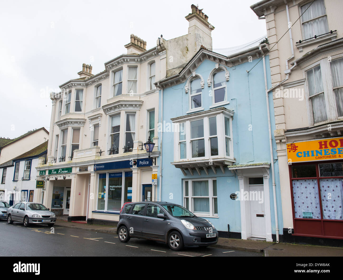 Polizeistation in Dawlish, Devon Stockfoto