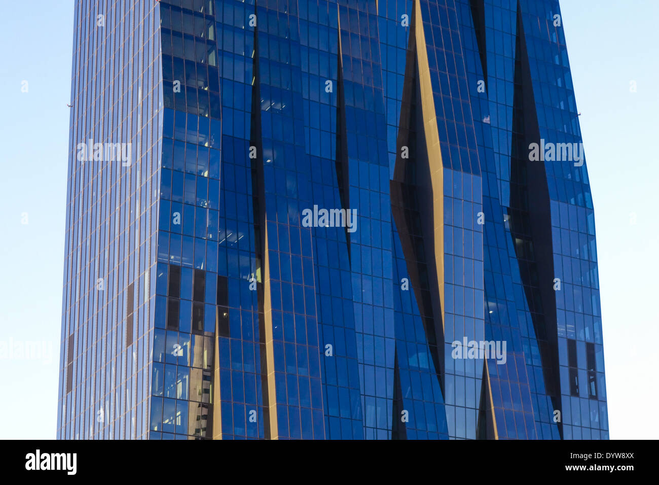 Wien, Danube City, DC-Tower, Dominique Perrault, Österreich, 22. Bezirk, Donaucity Stockfoto