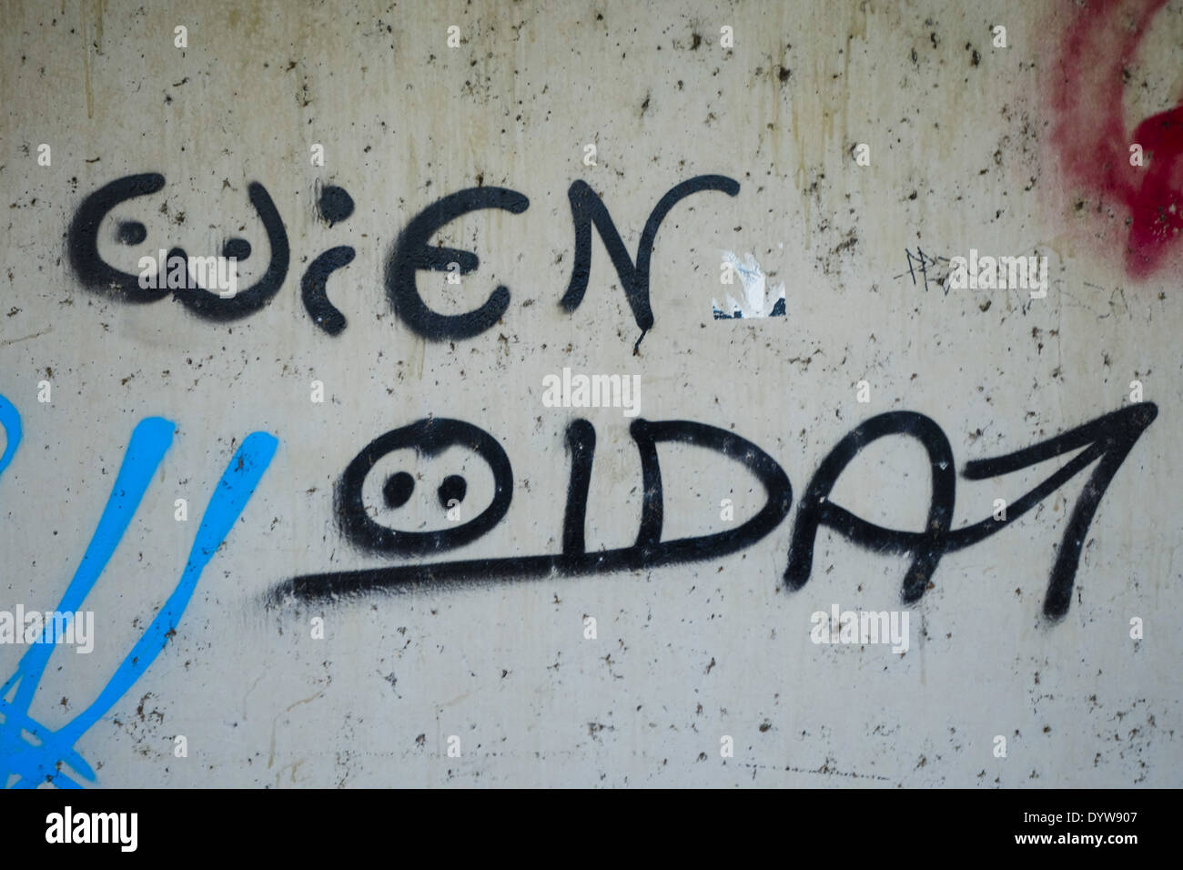 Wien, Brücke Reichsbruecke, Wien, Oida, Österreich, 22. Bezirk, Donaucity Stockfoto