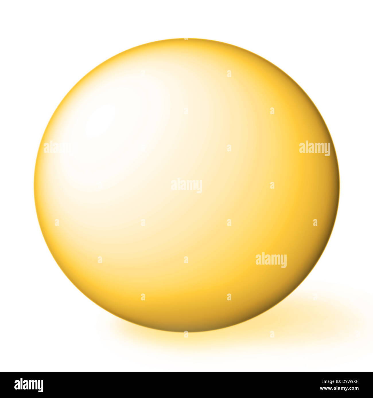 Goldene Kugel Stockfoto