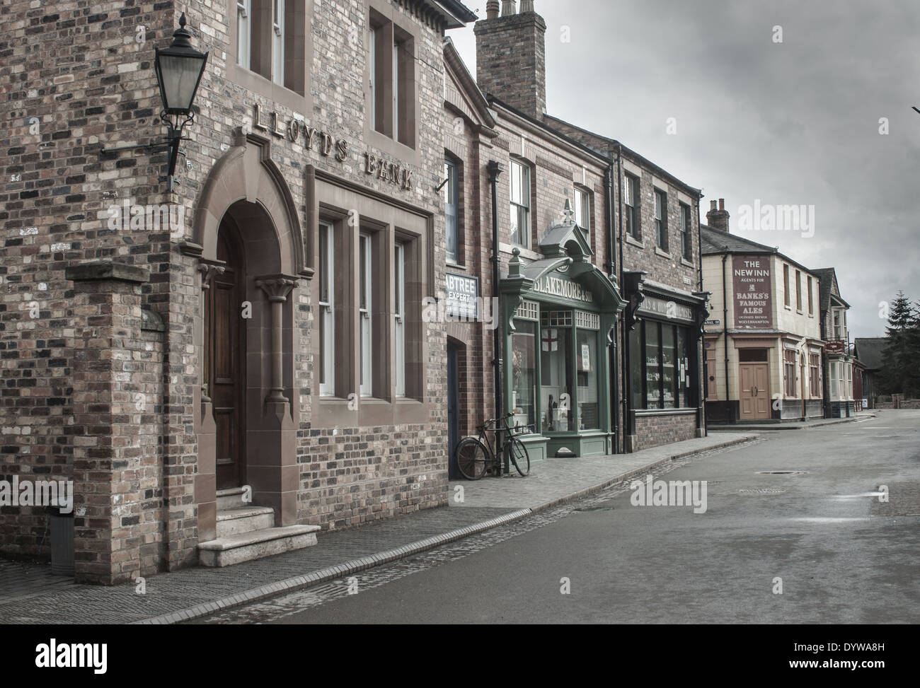Victorian Street, England Stockfoto