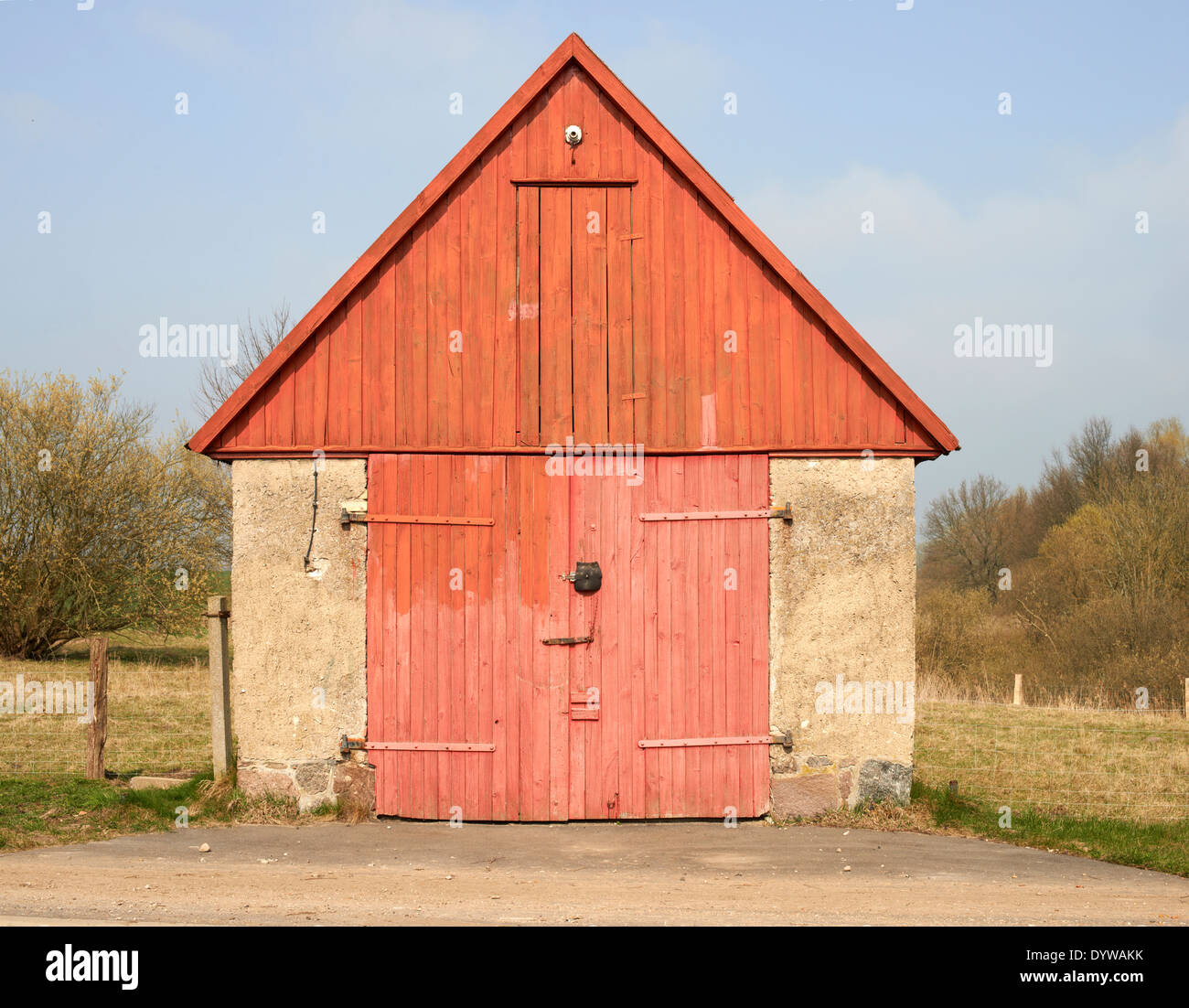 Rustikales Bauernhaus Stockfoto