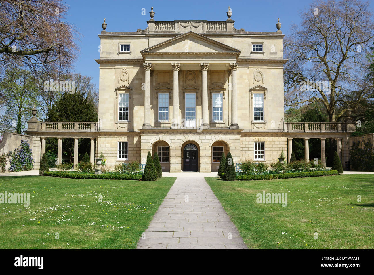 Außenansicht des Holburne Museums der Kunst in Bath, Somerset, UK. Stockfoto