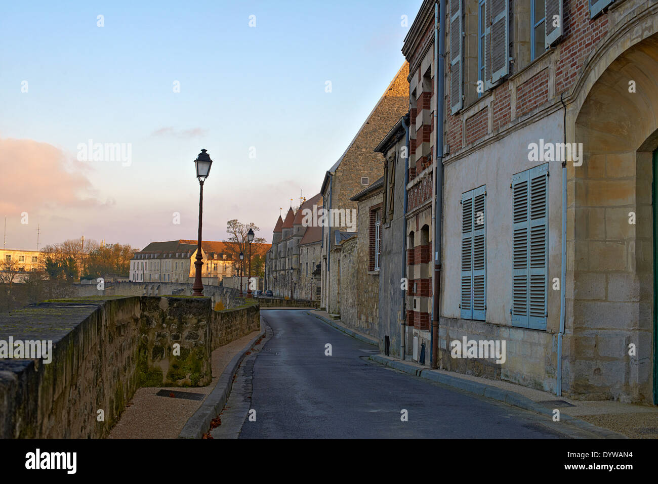 Alte Stadt Laon, Frankreich Stockfoto