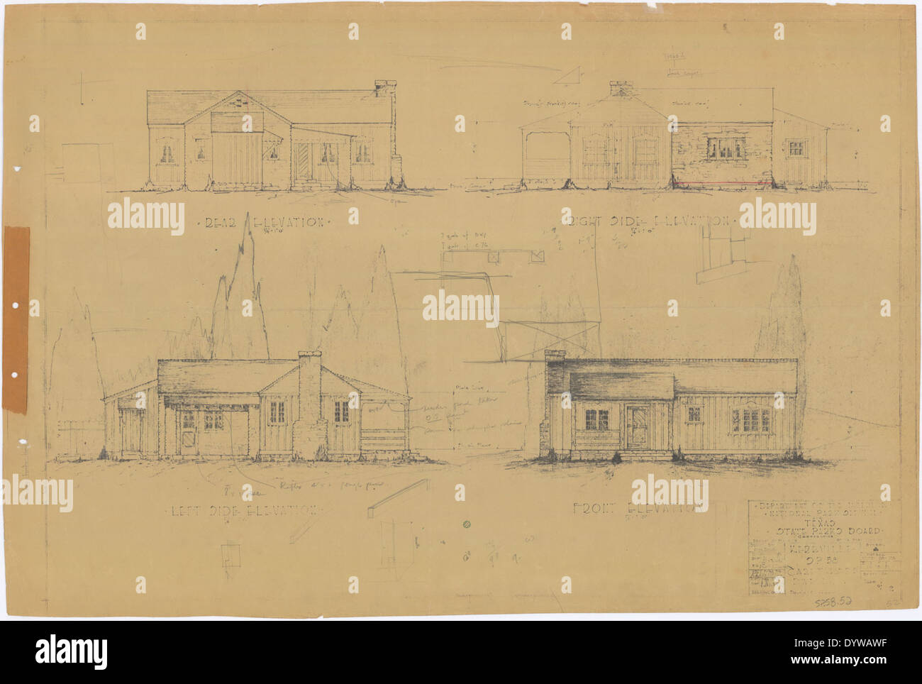 Der Kerrville-Schreiner State Park in Texas wurde vom Civilian Conservation Corps (CCC) als Teil einer nationalen Initiative zur Verbesserung des öffentlichen Lands in den 1930er Jahren entwickelt Der Park ist nach wie vor ein beliebtes Ziel für Outdoor-Aktivitäten im Texas Hill Country. Stockfoto