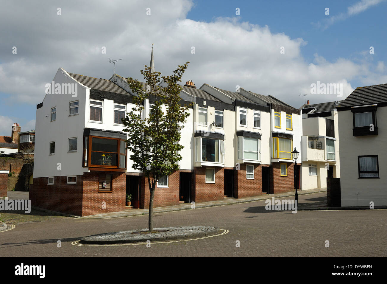 Moderne Terrasse wohnen in Southampton, Großbritannien Stockfoto