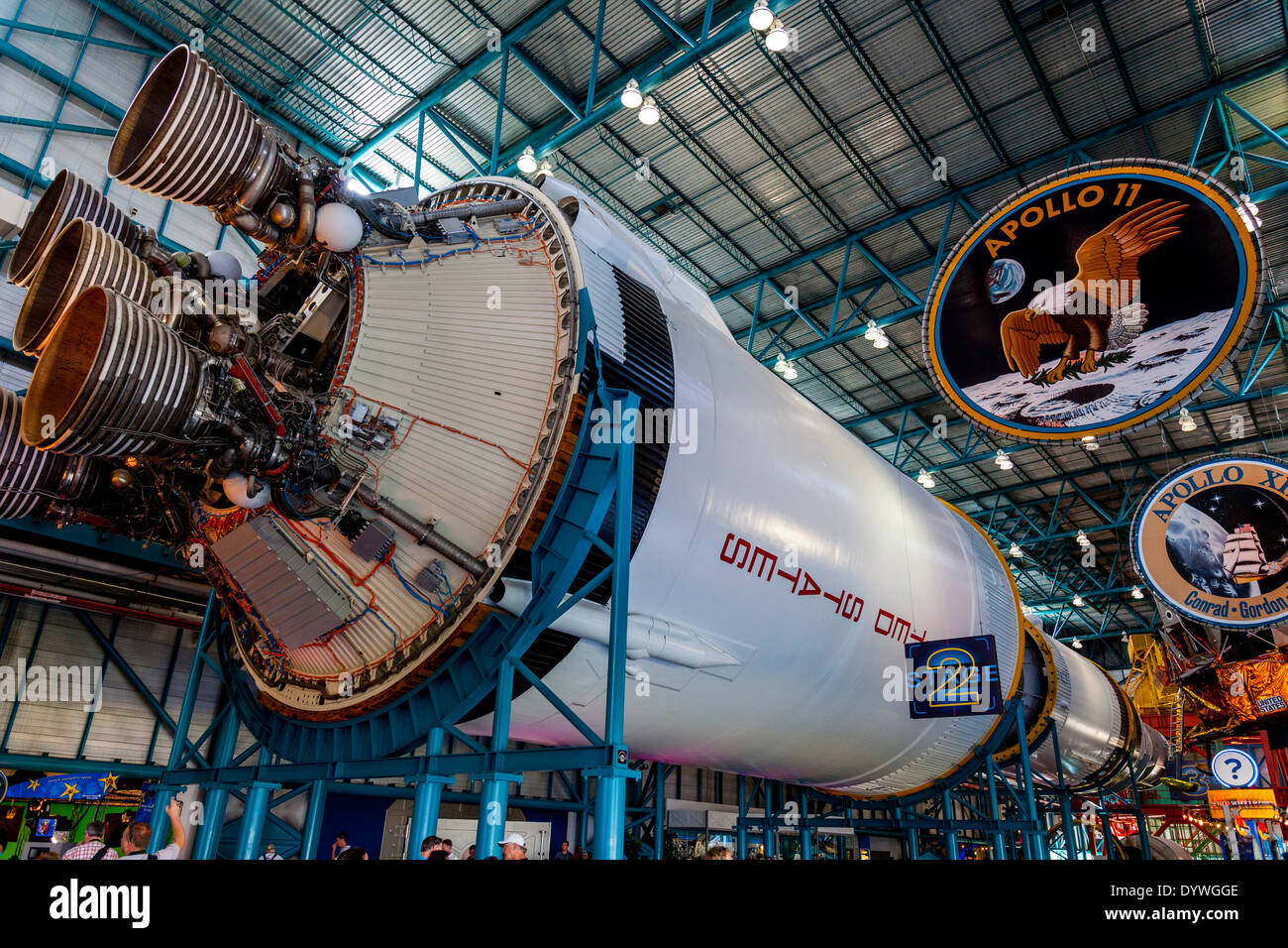 Apollo/Saturn 5 Zentrum, Kennedy Space Center, Florida, USA Stockfoto