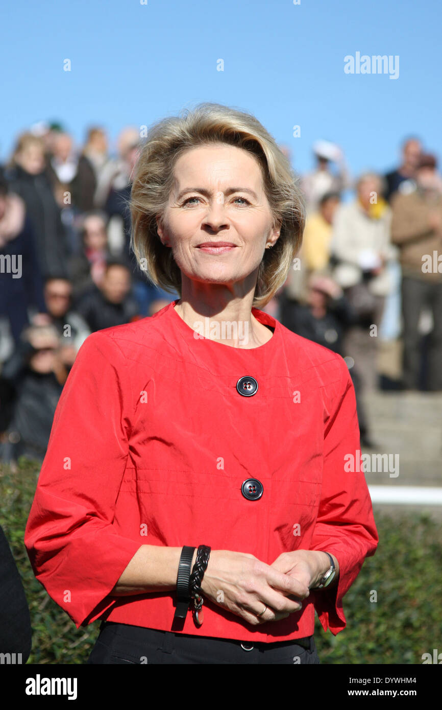 Hannover, Deutschland, Ursula von der Leyen, Bundesministerin für Arbeit Stockfoto
