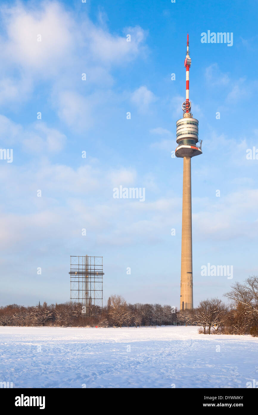 Papstkreuz, Donaupark, Wien, Österreich Stockfoto