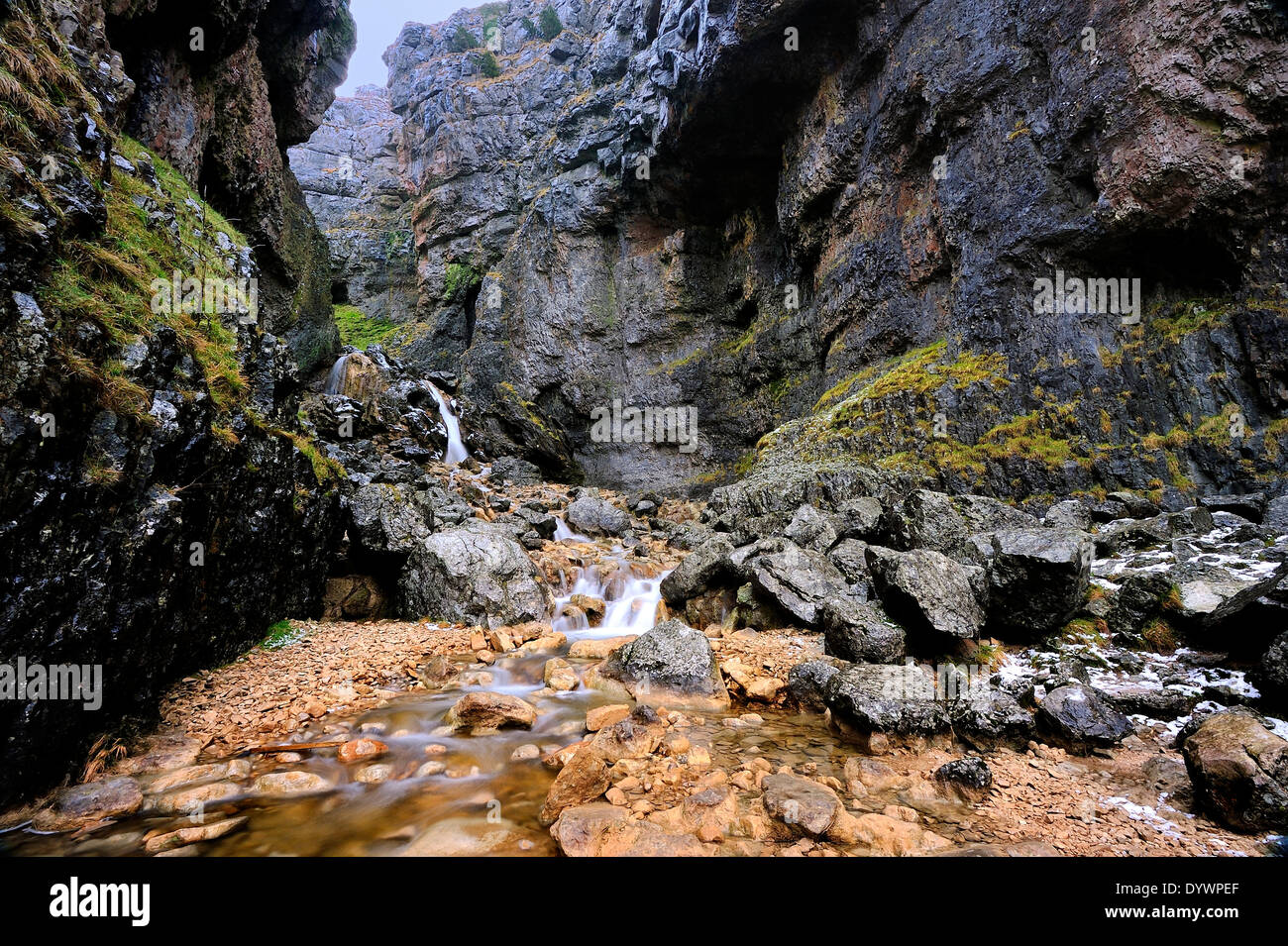 Gordale Narbe Stockfoto