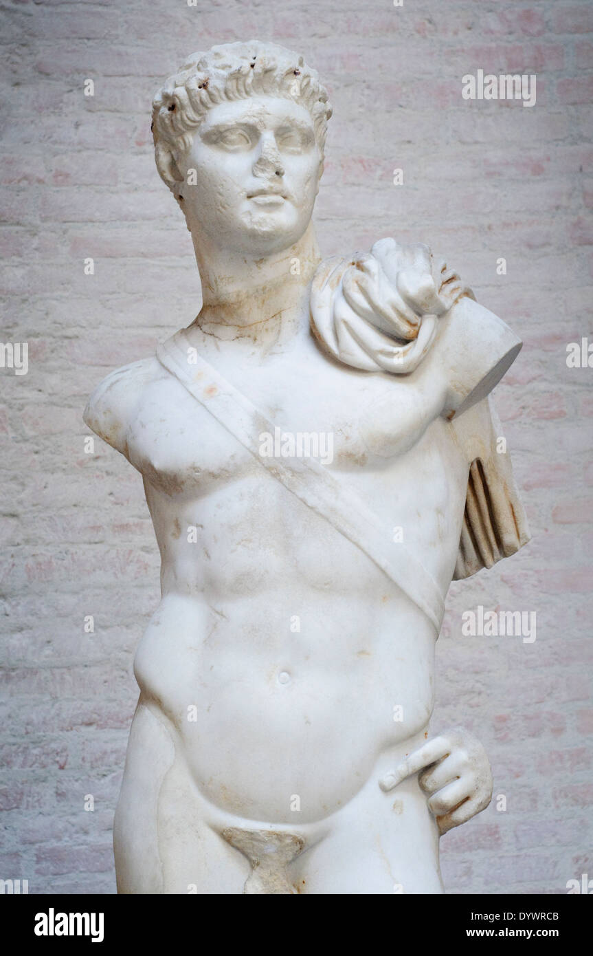 Deutschland, Bayern, München, Glyptothek Museum, römische Skulptur, Domitian Kaiser Stockfoto