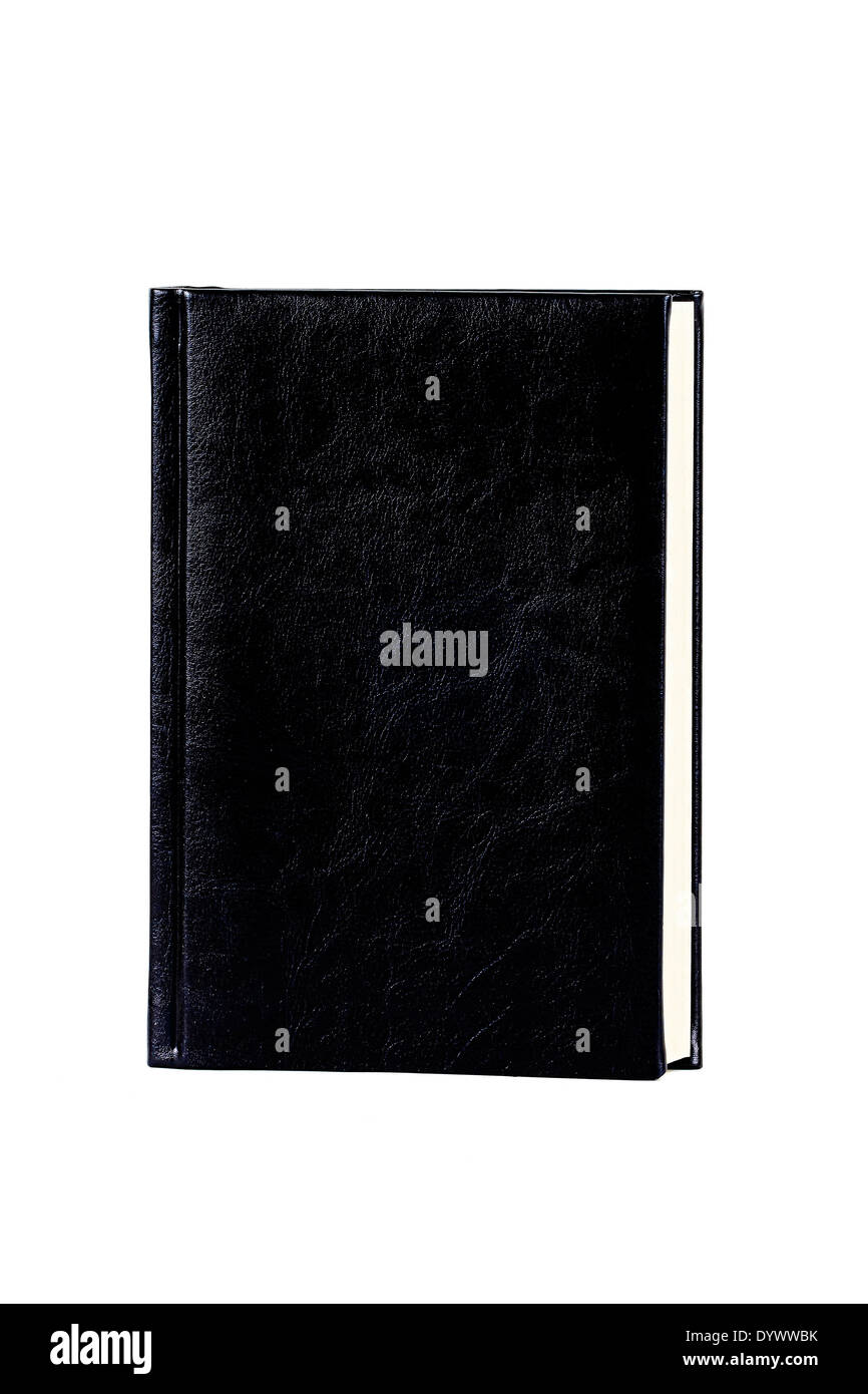 Buchen Sie in der dunklen Abdeckung Stockfoto