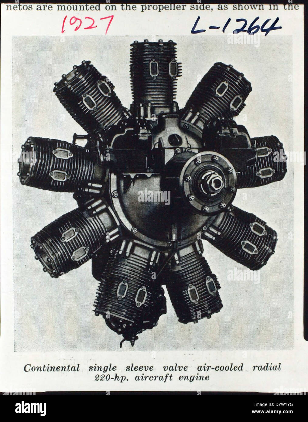 Continental Motors ist bekannt für die Herstellung von Motoren, die in verschiedenen Flugzeugen verwendet werden, insbesondere in der Mitte des 20. Jahrhunderts. Die Triebwerke des Unternehmens sind sowohl in der militärischen als auch in der zivilen Luftfahrt integriert und liefern zuverlässige Leistung für eine Vielzahl von Flugzeugen. Stockfoto