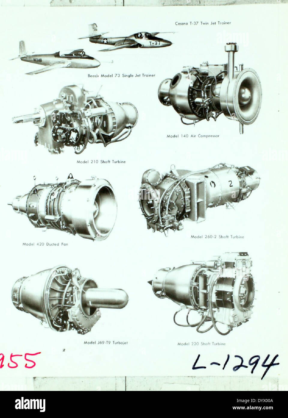 Continental Motors ist ein wichtiger Hersteller von Flugzeugtriebwerken und produziert Kraftwerke für die allgemeine Luftfahrt, das Militär und die Verkehrsflugzeuge. Dieses Foto zeigt ihre technischen Fähigkeiten und ihren Beitrag zu Antriebstechnologien für die Luftfahrt. Stockfoto