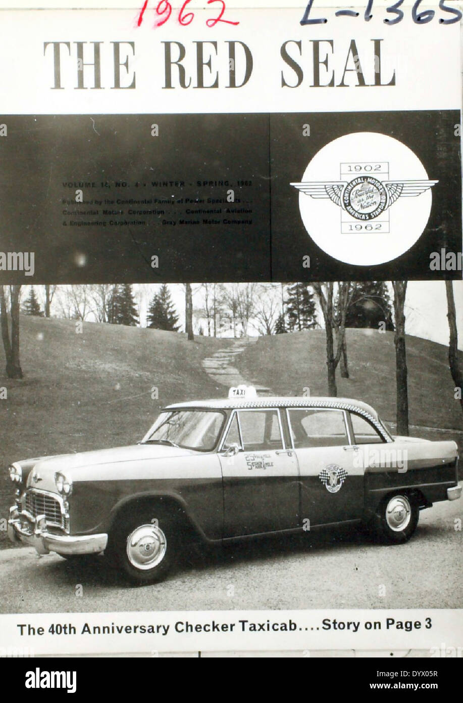 Dieses Bild von Continental Motors zeigt verschiedene Triebwerke, die in Flugzeugen zum Einsatz kommen, und zeigt den bedeutenden Beitrag des Unternehmens zur Entwicklung von Flugzeugkraftwerken im 20. Jahrhundert. Stockfoto