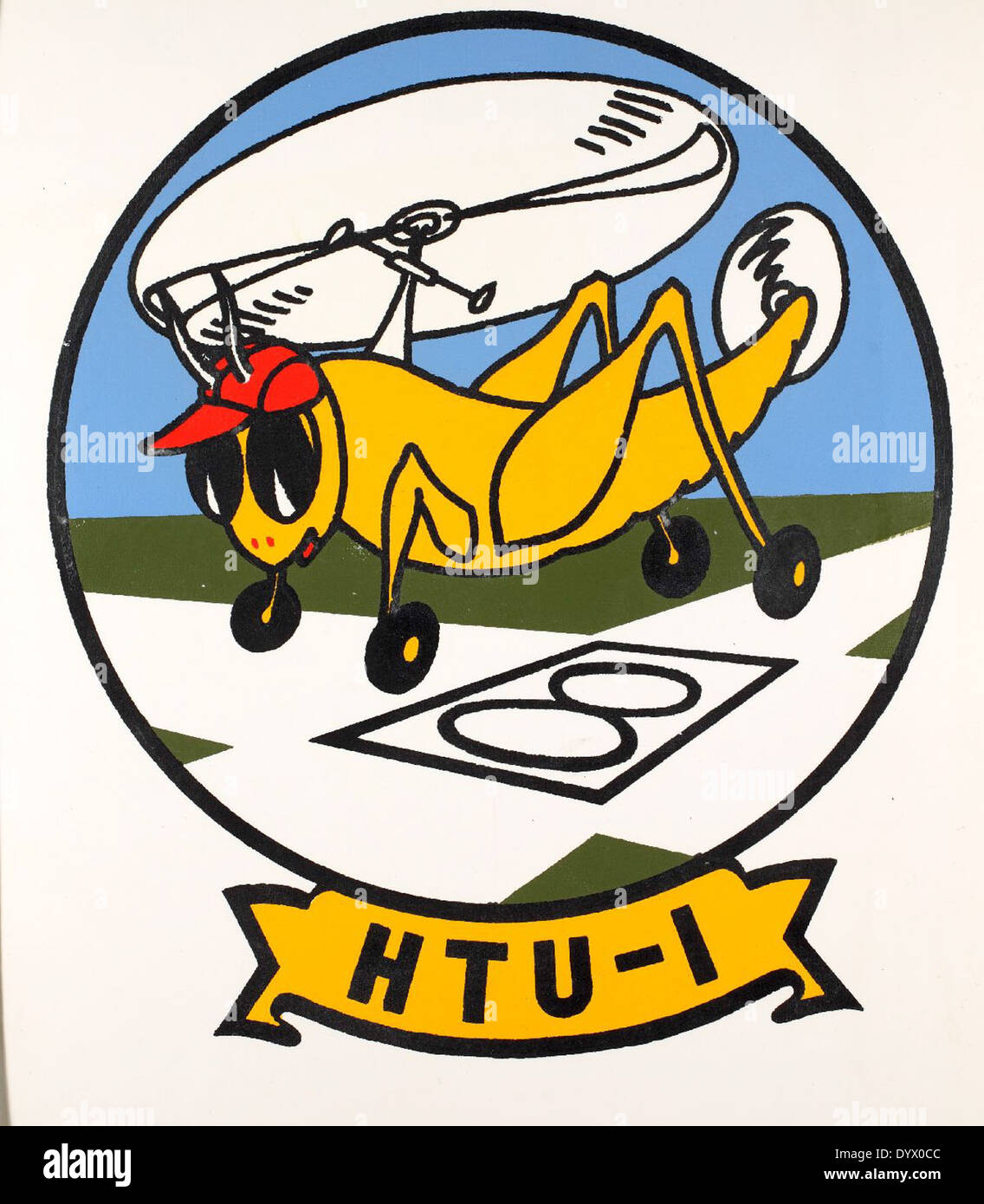 HTU-1 Staffelabzeichen NHHS Foto Stockfoto