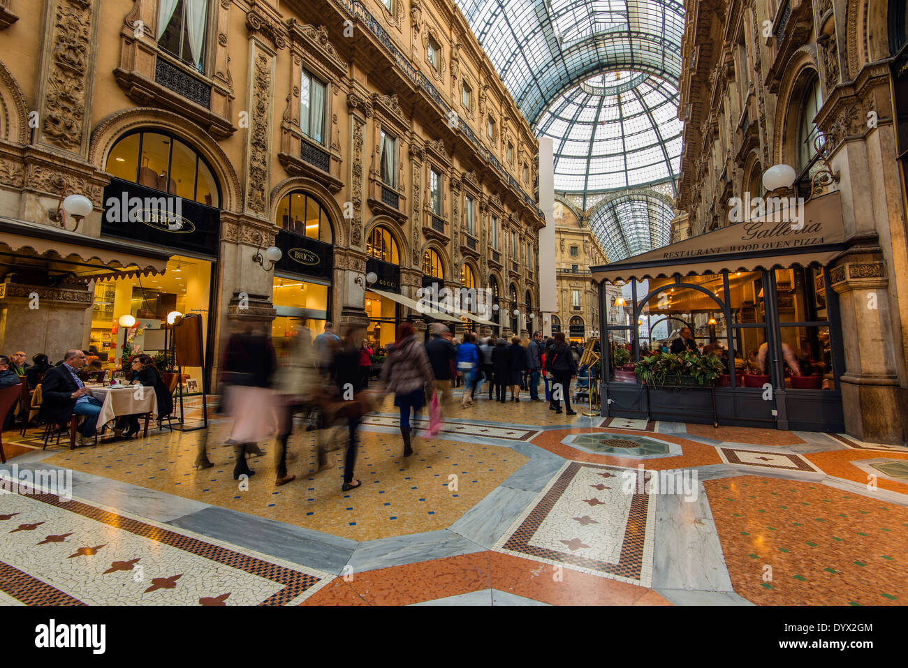 Galleria Vittorio Emanuele II Gallery, Mailand, Lombardei, Italien Stockfoto