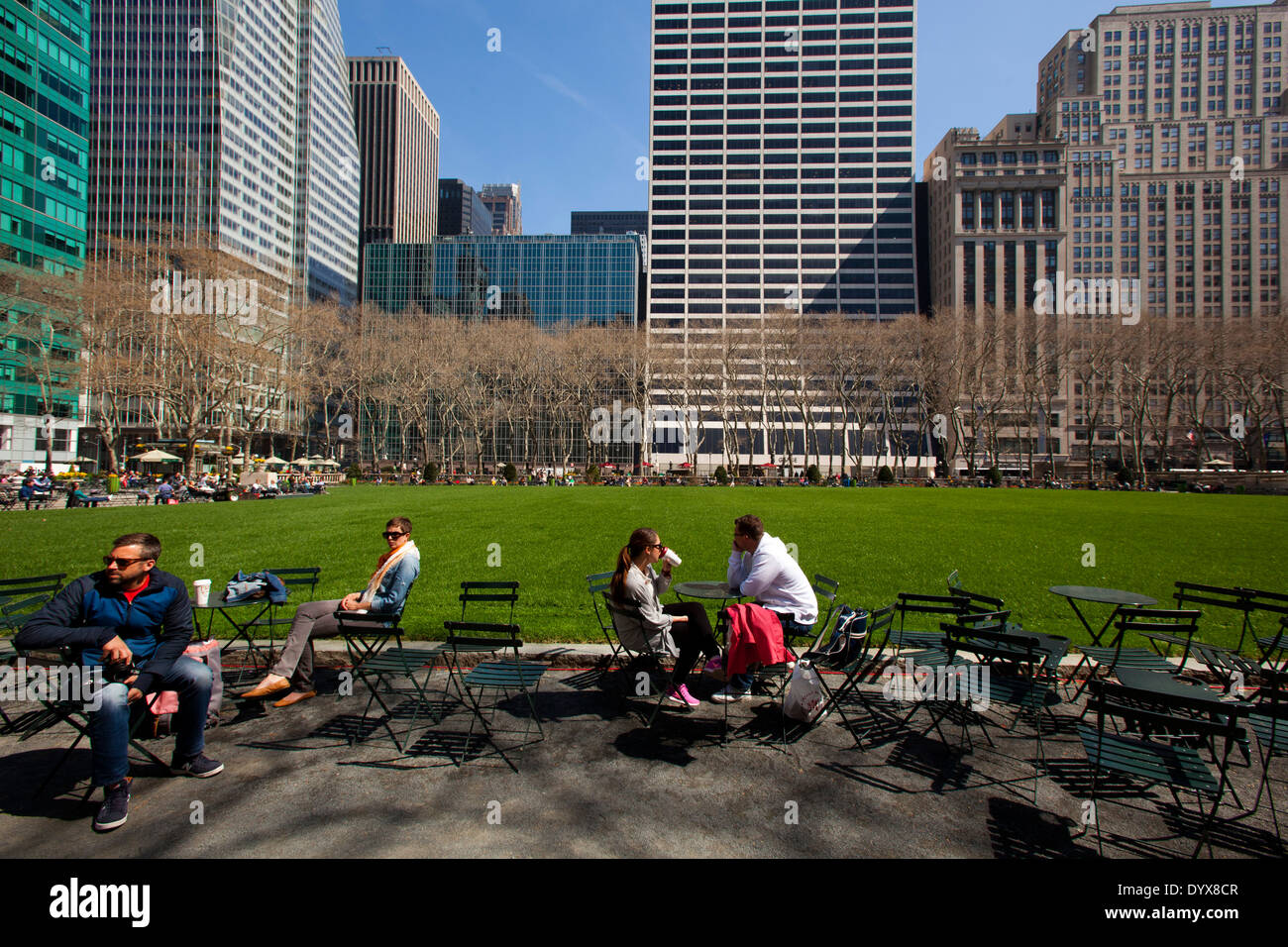 Bryant Park, Midtown Manhattan, New York City, NewYork Stockfoto