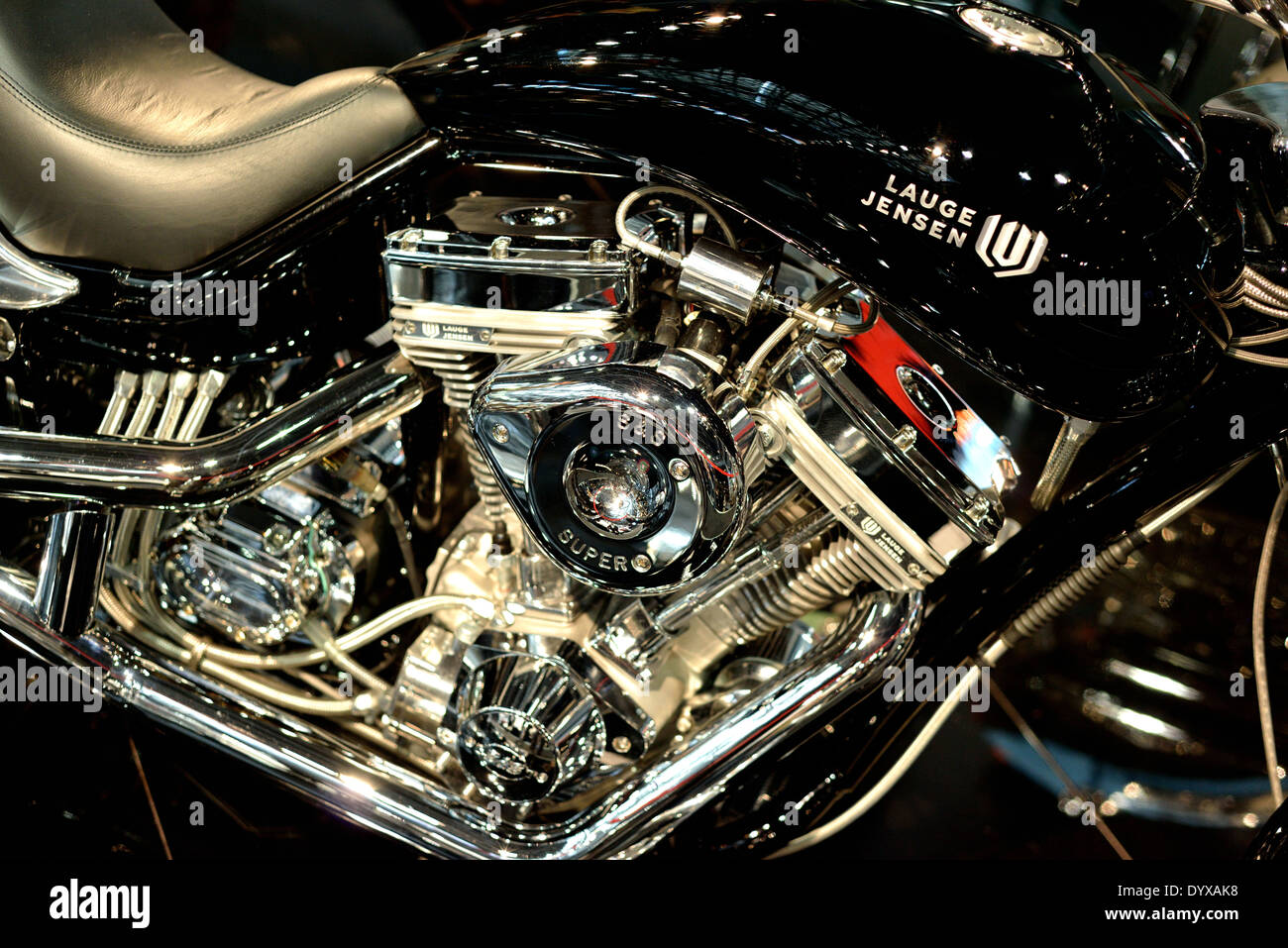 Lauge Jensen Motor detail Stockfoto