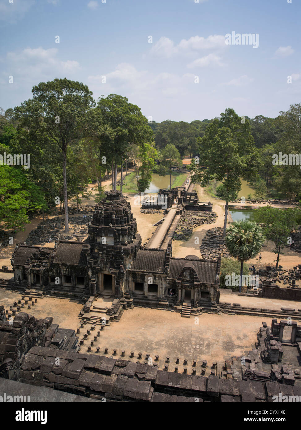 Baphon Tempel innerhalb der Mauern von Angkor Thom, Siem Reap, Kambodscha Stockfoto
