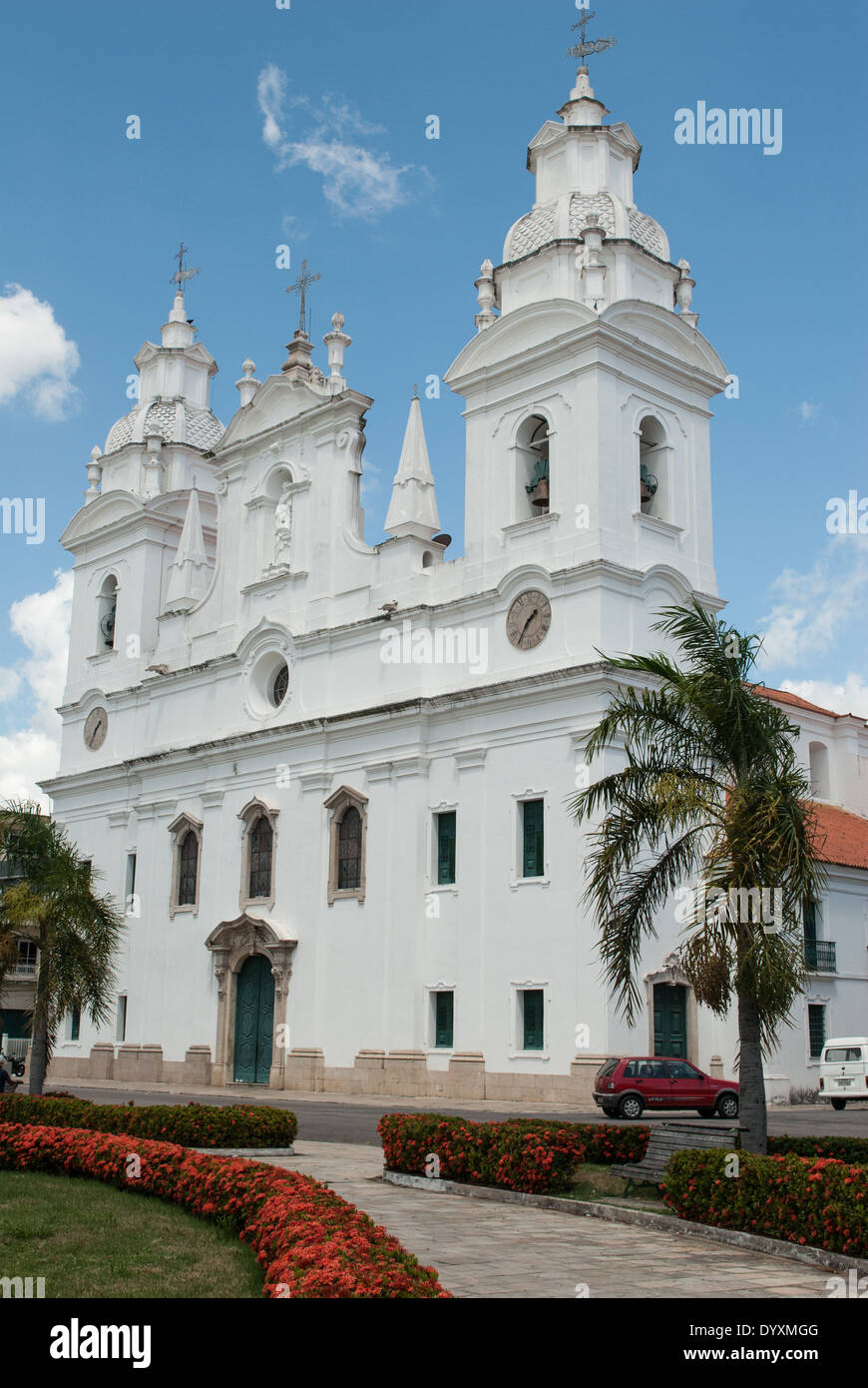 Belem, Bundesstaat Para, Brasilien. Kathedrale. Catedral da Se. Das jährliche Cirio Festival wird hier gefeiert. Stockfoto