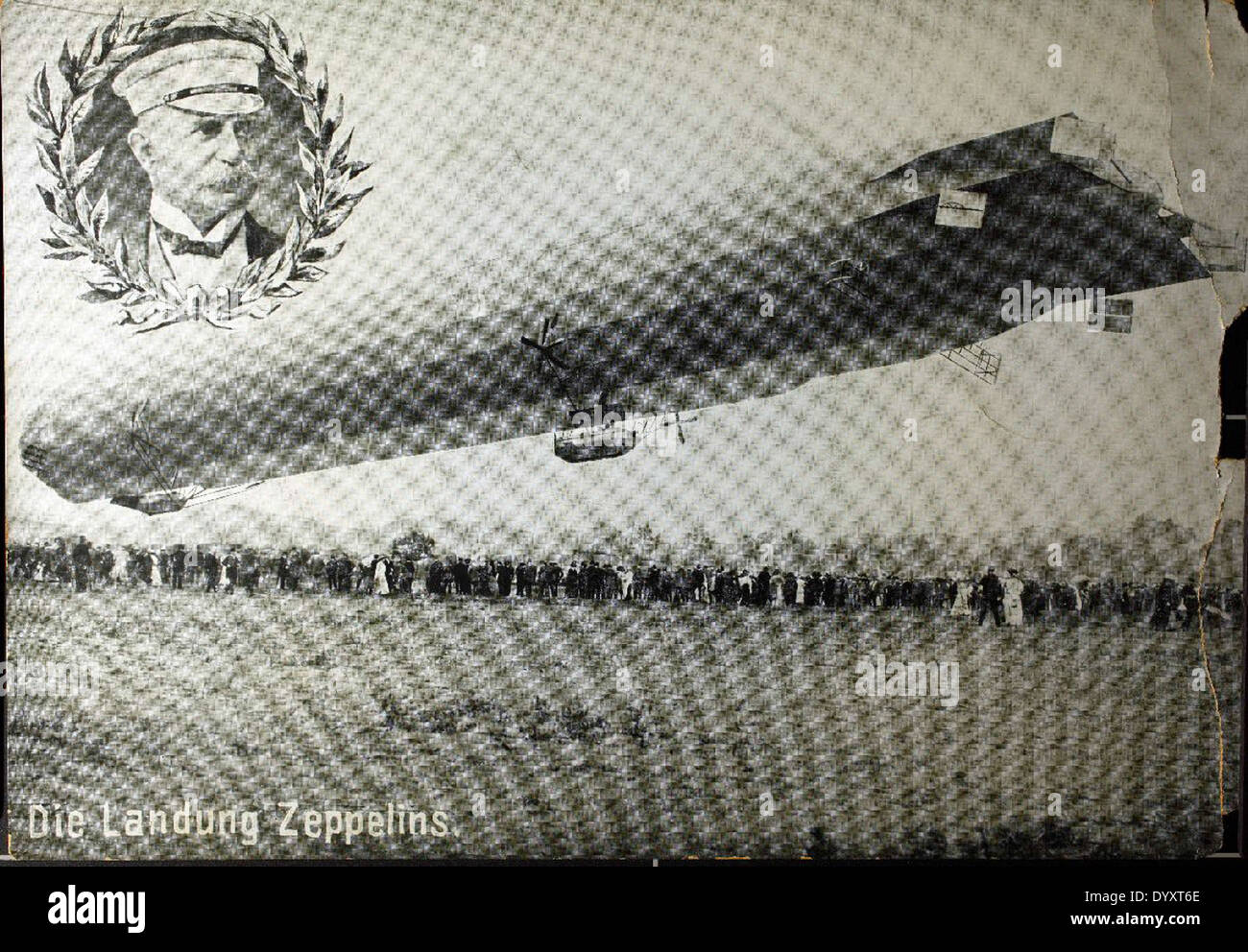Die LZ-5 (L-11) war ein deutsches Zeppelin-Luftschiff, das Anfang des 20. Jahrhunderts gebaut wurde. Sie wurde hauptsächlich für Passagier- und Aufklärungsflüge genutzt, mit einem bemerkenswerten Dienst während des Ersten Weltkriegs Stockfoto