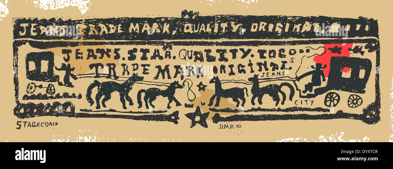 Symbol-Wild-West Stockfoto