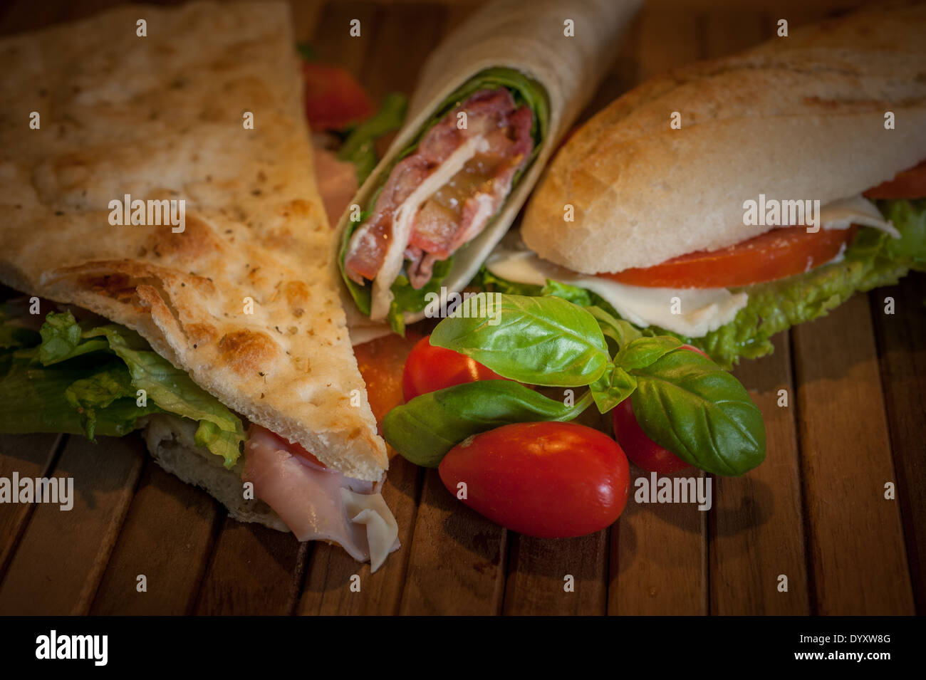 vegetarisches Essen Stockfoto