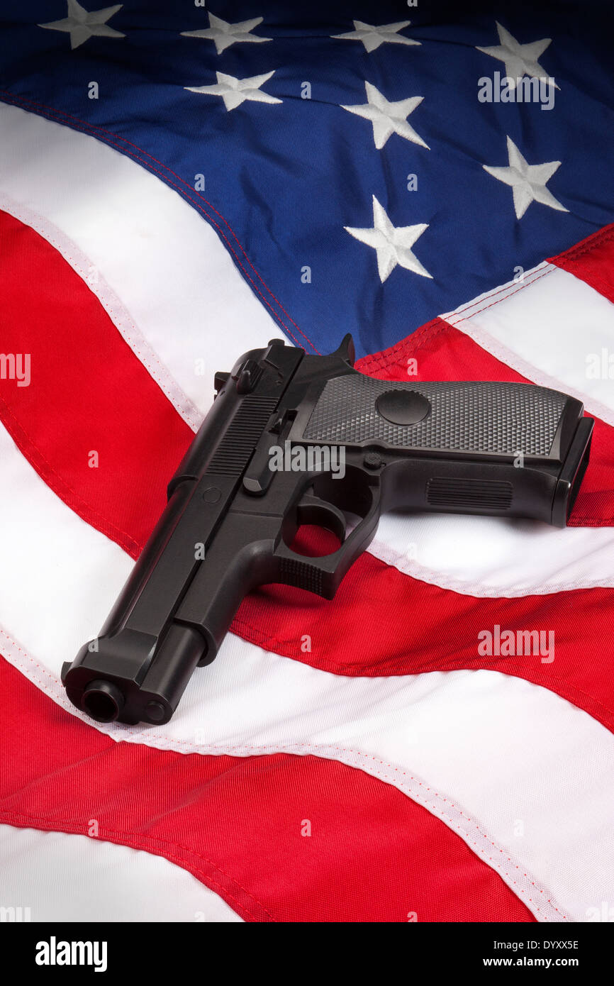 Amerikanische Waffengesetz Stockfoto