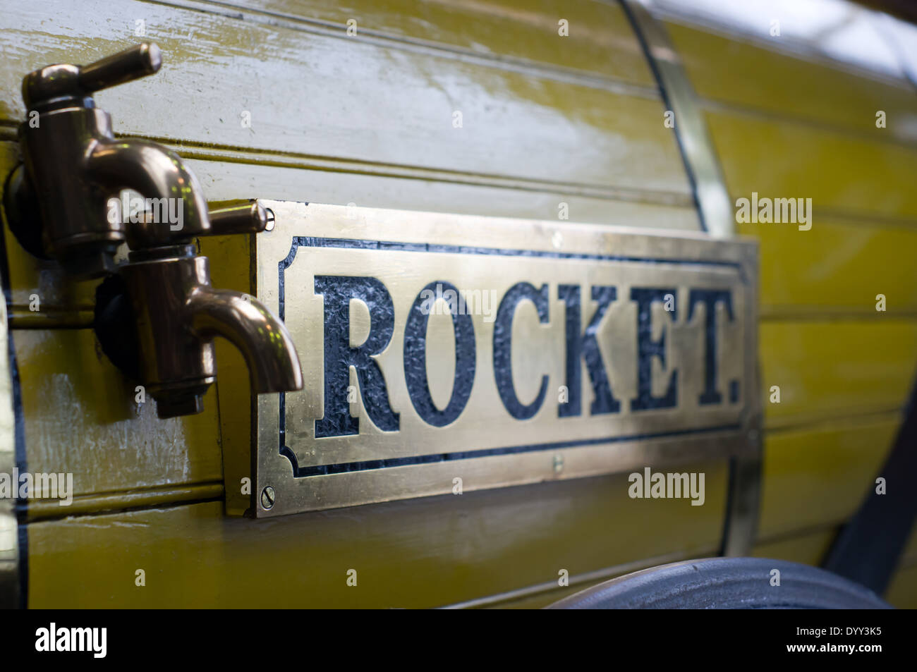 Stephensons Rocket Stockfoto