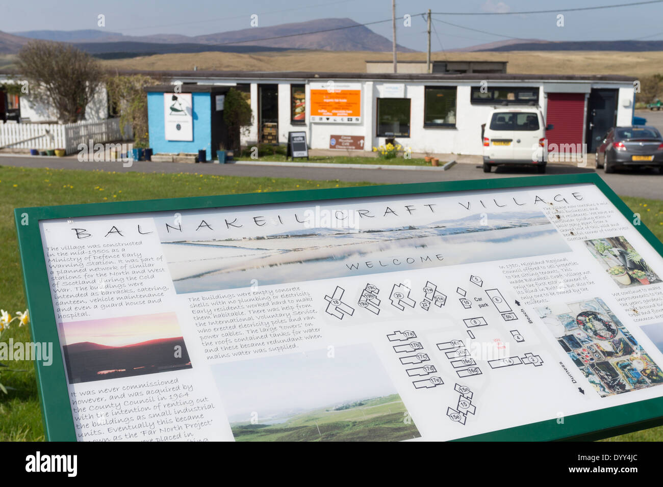Balnakeil Craft Village Durness Sutherland Schottland, Vereinigtes Königreich Stockfoto