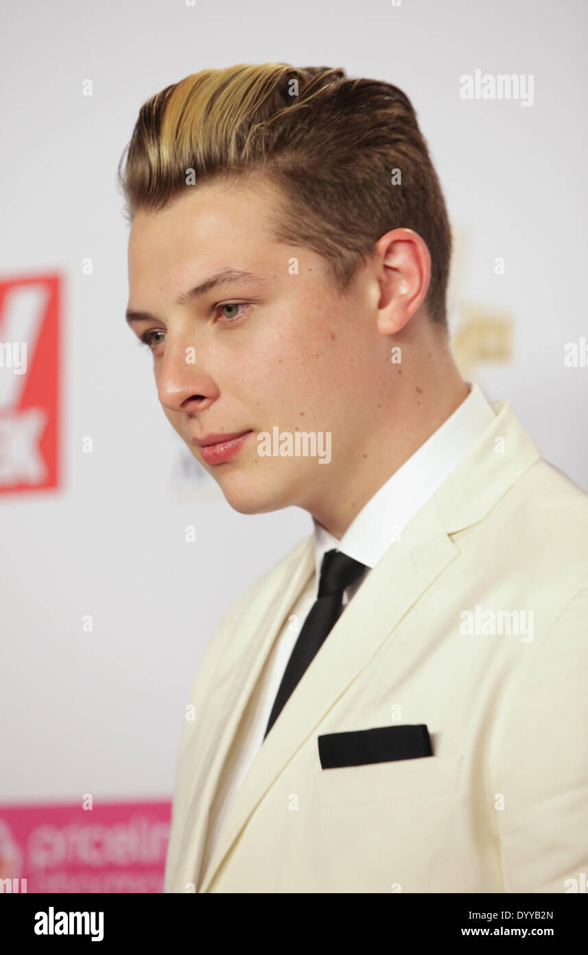 John Newman bei den Logie Awards, Melbourne 27. April 2014 Stockfoto
